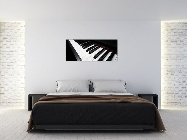 Slika klavirskih tipki (120x50 cm)