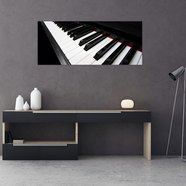 Slika klavirskih tipki (120x50 cm)
