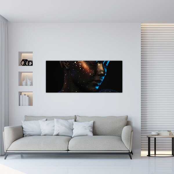 Blistava slika žene (120x50 cm)