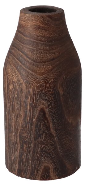 Hogewoning Drvena visoka vaza tamna 25 cm