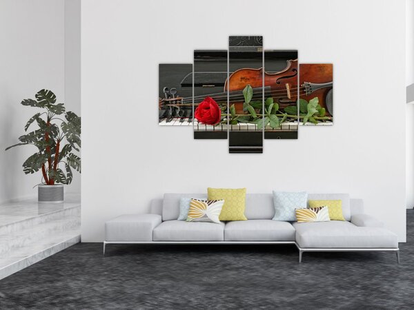 Slika - Sjećanje na glazbenika (150x105 cm)