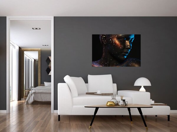 Blistava slika žene (90x60 cm)