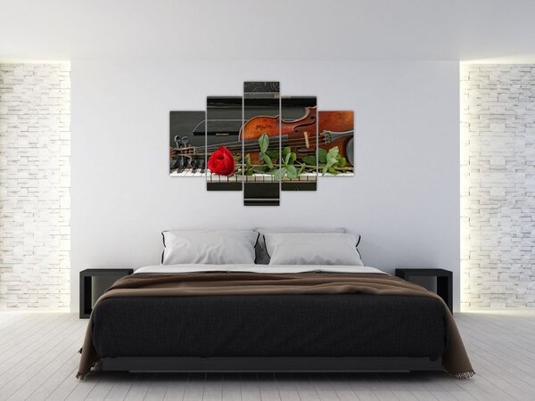 Slika - Sjećanje na glazbenika (150x105 cm)