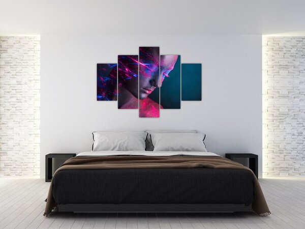 Blistava slika žene (150x105 cm)