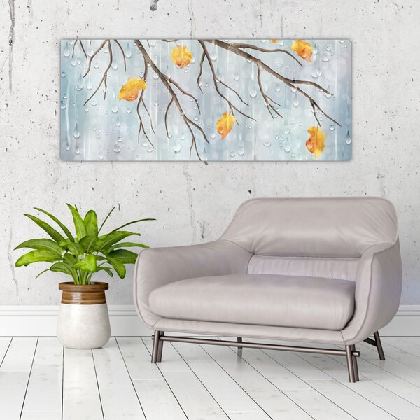 Slika - Kišna jesen (120x50 cm)