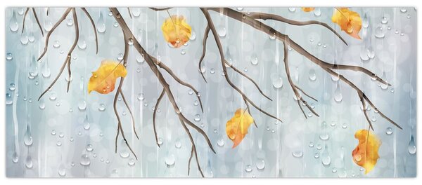 Slika - Kišna jesen (120x50 cm)