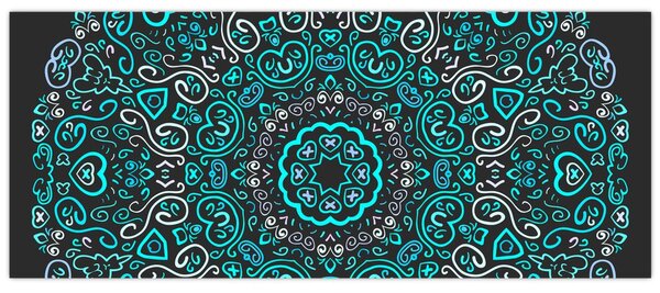 Slika ornamentalne apstrakcije (120x50 cm)
