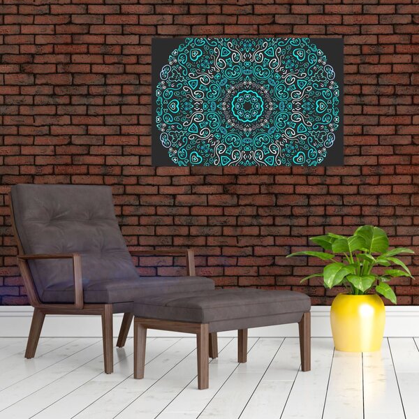 Slika ornamentalne apstrakcije (90x60 cm)