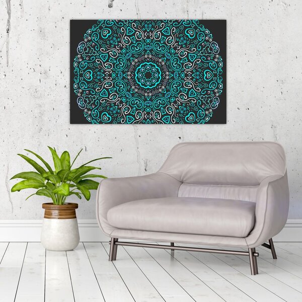 Slika ornamentalne apstrakcije (90x60 cm)