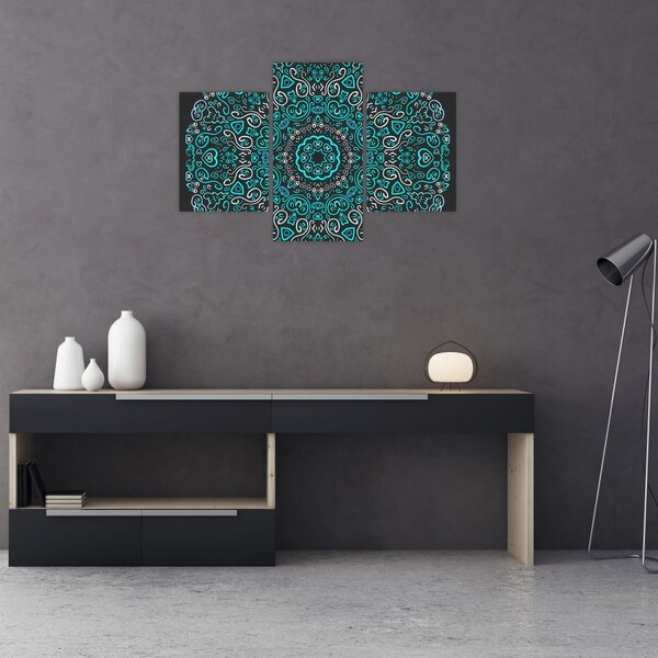 Slika ornamentalne apstrakcije (90x60 cm)