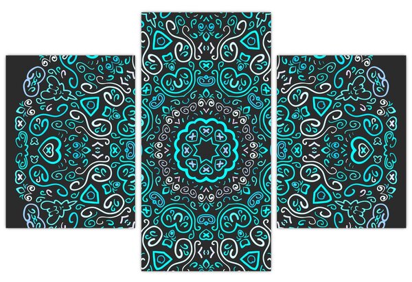 Slika ornamentalne apstrakcije (90x60 cm)