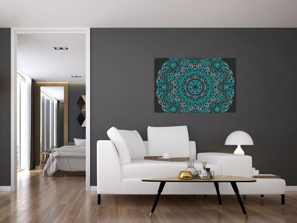 Slika ornamentalne apstrakcije (90x60 cm)