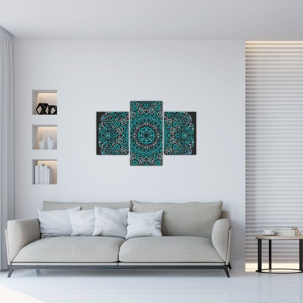 Slika ornamentalne apstrakcije (90x60 cm)