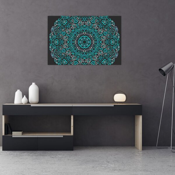 Slika ornamentalne apstrakcije (90x60 cm)