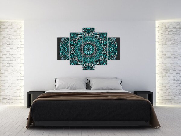 Slika ornamentalne apstrakcije (150x105 cm)