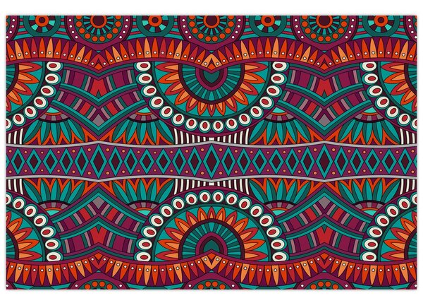 Slika ornamentalne apstrakcije (90x60 cm)