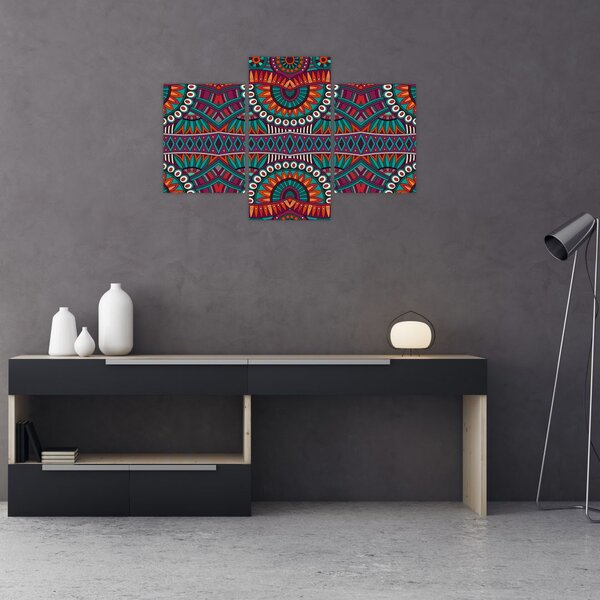 Slika ornamentalne apstrakcije (90x60 cm)