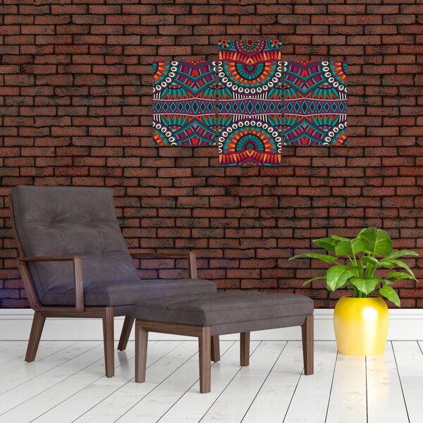 Slika ornamentalne apstrakcije (90x60 cm)