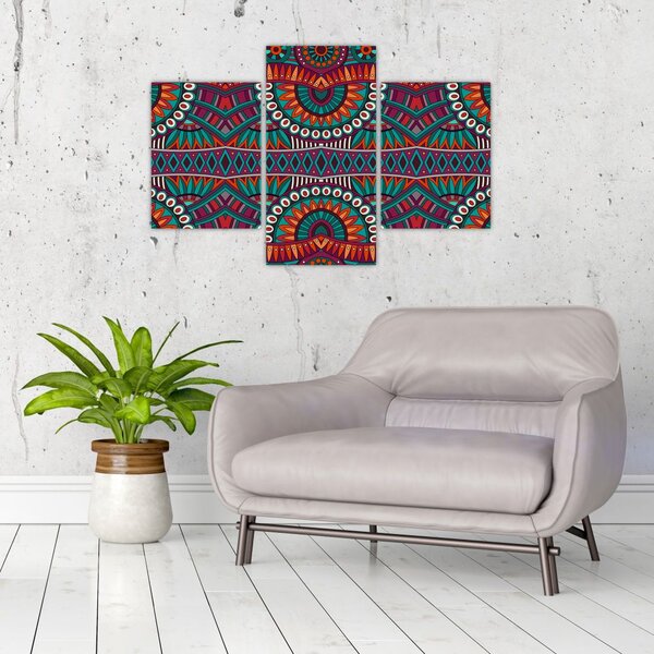 Slika ornamentalne apstrakcije (90x60 cm)