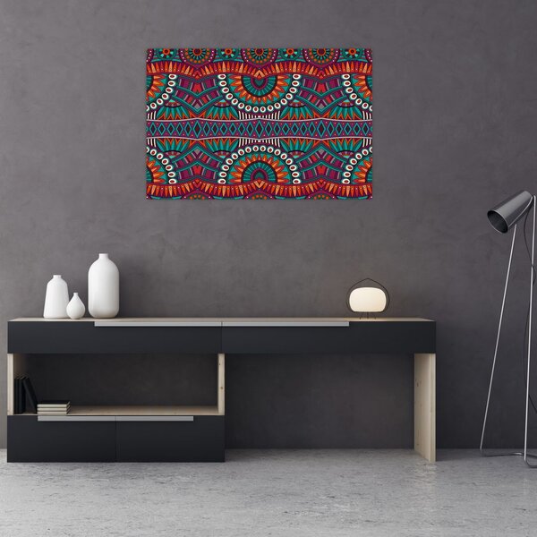 Slika ornamentalne apstrakcije (90x60 cm)