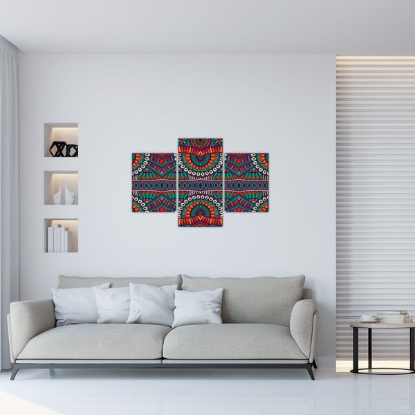 Slika ornamentalne apstrakcije (90x60 cm)