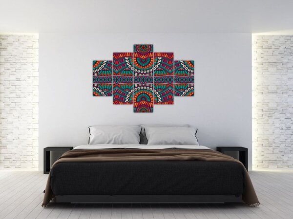 Slika ornamentalne apstrakcije (150x105 cm)