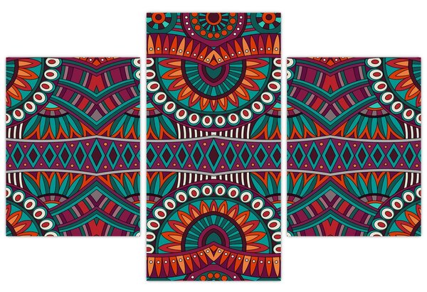 Slika ornamentalne apstrakcije (90x60 cm)