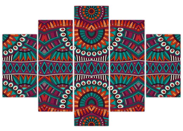Slika ornamentalne apstrakcije (150x105 cm)