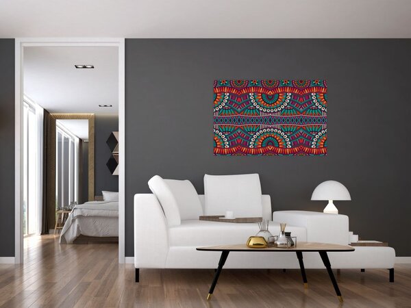 Slika ornamentalne apstrakcije (90x60 cm)