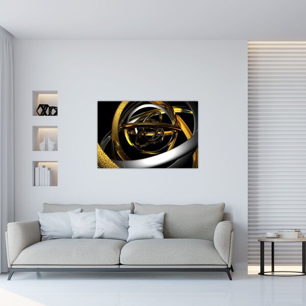 Slika moderne apstrakcije (90x60 cm)