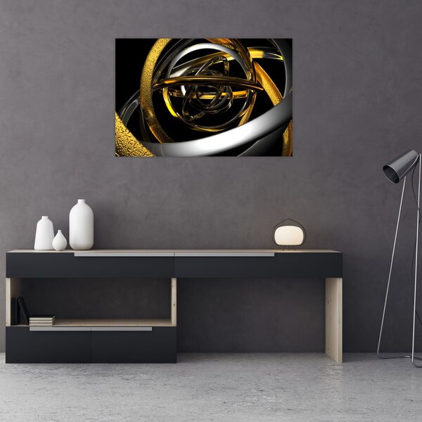 Slika moderne apstrakcije (90x60 cm)