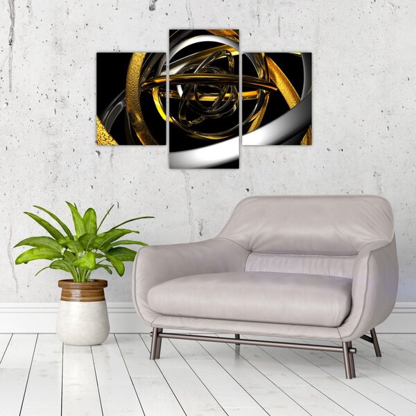 Slika moderne apstrakcije (90x60 cm)