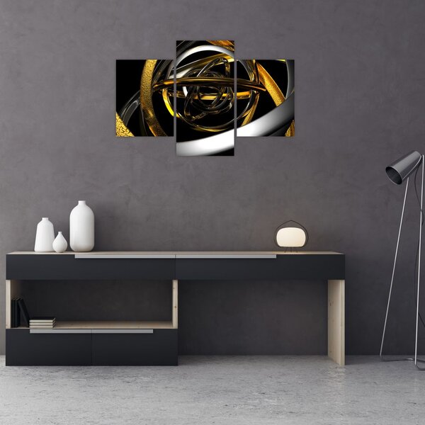 Slika moderne apstrakcije (90x60 cm)