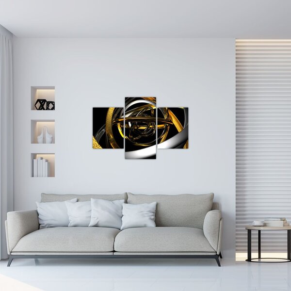 Slika moderne apstrakcije (90x60 cm)