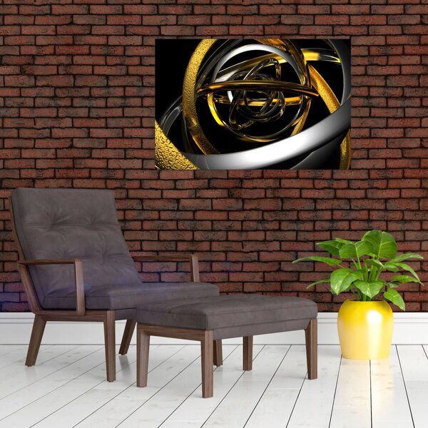 Slika moderne apstrakcije (90x60 cm)