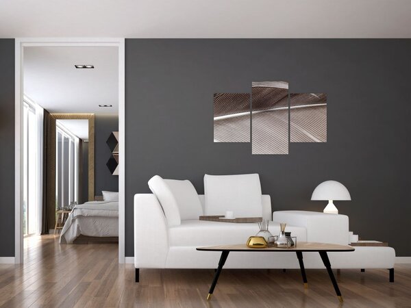 Apstraktna slika vlakana (90x60 cm)