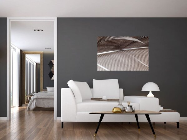 Apstraktna slika vlakana (90x60 cm)