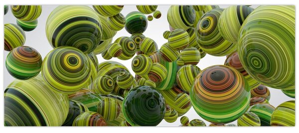 Slika prugastih kugli (120x50 cm)