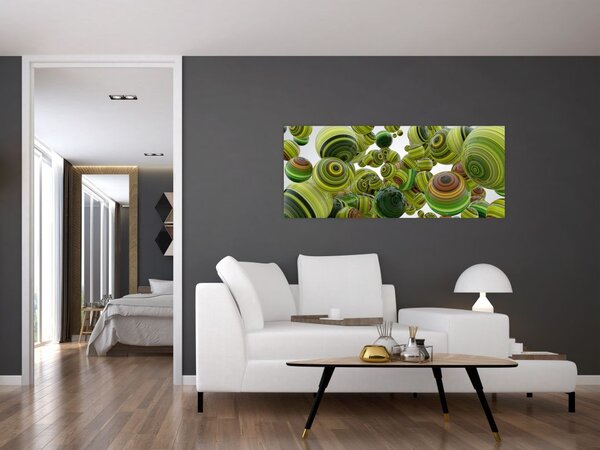 Slika prugastih kugli (120x50 cm)