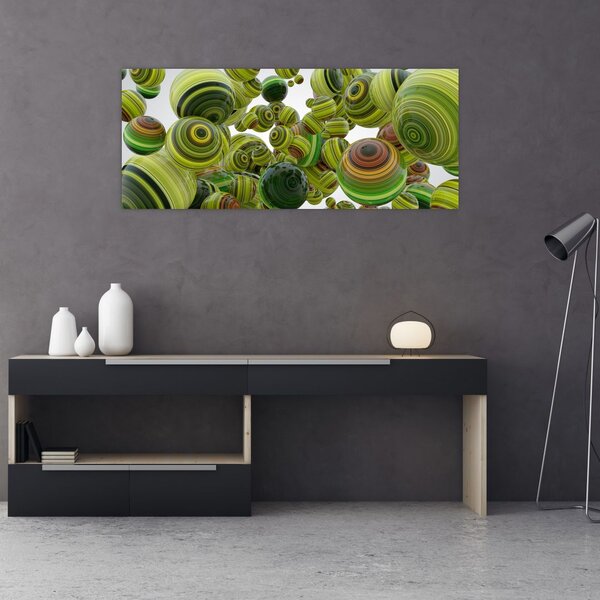 Slika prugastih kugli (120x50 cm)