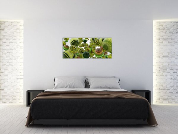 Slika prugastih kugli (120x50 cm)
