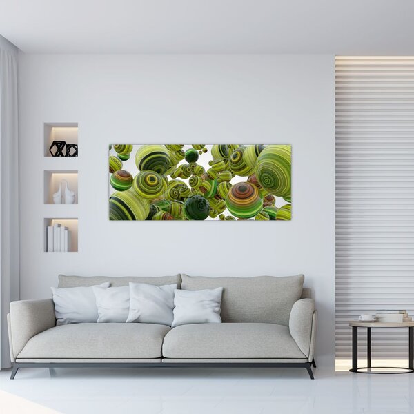 Slika prugastih kugli (120x50 cm)