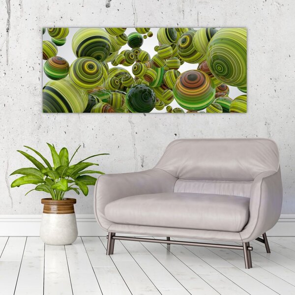 Slika prugastih kugli (120x50 cm)