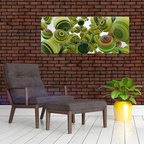 Slika prugastih kugli (120x50 cm)