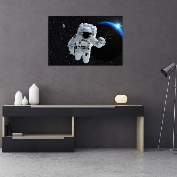 Slika - Astronaut u svemiru (90x60 cm)