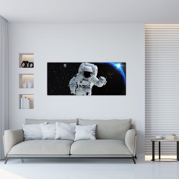 Slika - Astronaut u svemiru (120x50 cm)