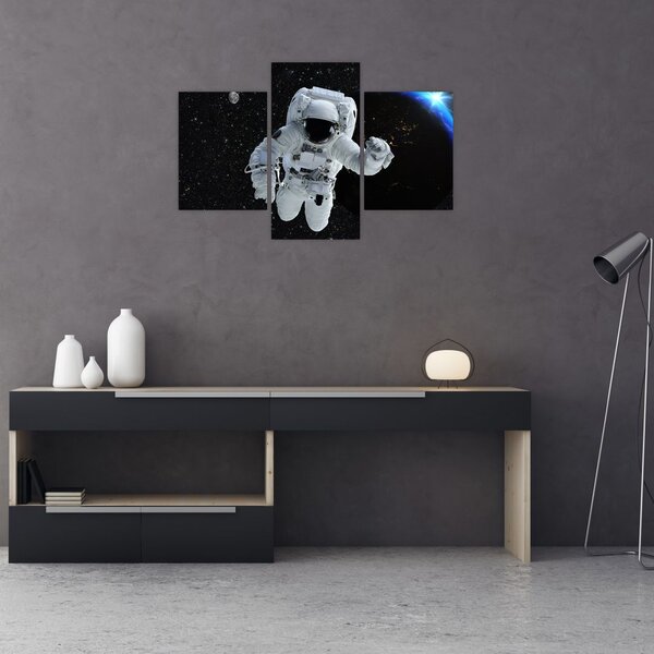 Slika - Astronaut u svemiru (90x60 cm)