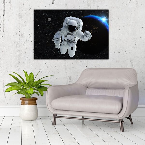 Slika - Astronaut u svemiru (90x60 cm)