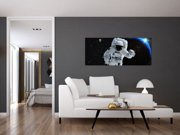 Slika - Astronaut u svemiru (120x50 cm)