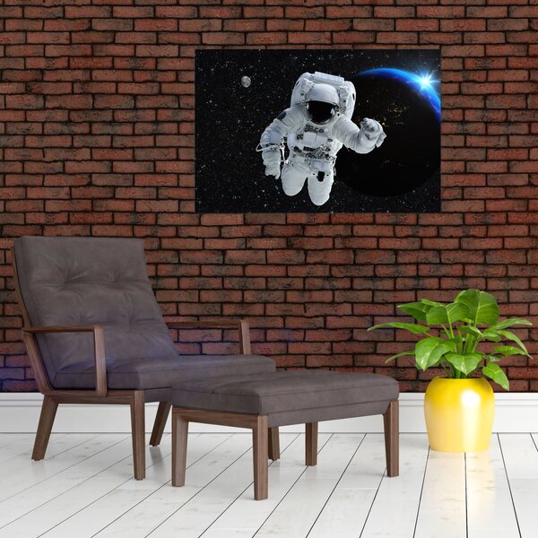 Slika - Astronaut u svemiru (90x60 cm)